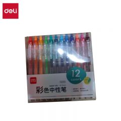 得力 彩色中性笔 SA502（12支/盒）