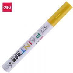 得力 油漆笔 S558 黄色 支