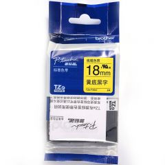 兄弟 标签机色带 黄底黑字18mm TZe-FX641（个）