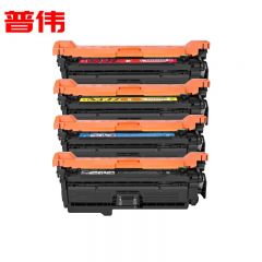 普伟 CF320A 墨粉盒/硒鼓四色套装带芯片 适用于惠普 654A M680dn等打印机