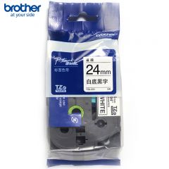 兄弟  标签机色带TZe-251 24mm白底黑字（支）