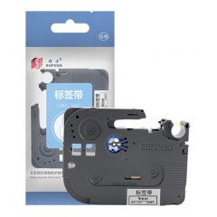 硕方 标签机 色带标签带 线缆白底黑字 9mm L-A221
