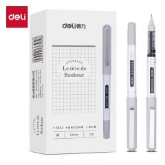 得力 签字笔 0.5mm S653 12支/盒