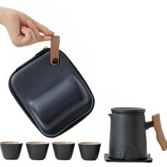 京东京造 一壶四杯户外便携功夫茶具套装