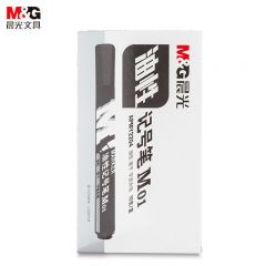 晨光（M&G） 10支/盒 APMY2204记号笔黑色醒目重点标记笔