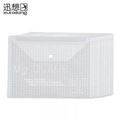迅想  A4透明防水文件袋 10只装  包