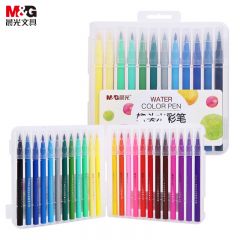 晨光（M&G） ACP92169水彩笔24色/盒可水洗勾线描边画笔书法体验笔头