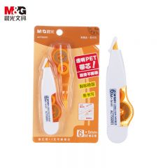 晨光(M&G) 文具6m*5mm学生修正带 涂改带(每卡自带替换内芯1个) 单个装ACT56001