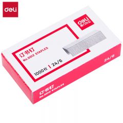 得力 12#订书钉 0012 （1000枚/盒 10盒/包）