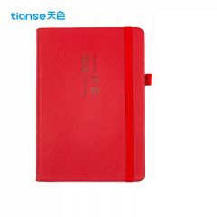 天色（TIANSE）  A5笔记本本子记事本360页 TS-4148 红色（未来可期）