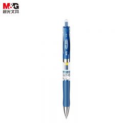 晨光（M&G）文具 K35按动中性笔0.5mm签字笔水性笔按动子弹头 墨蓝色