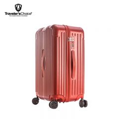 旅选（Traveler'sChoice） TC-LX80188旅选青春运动条纹拉杆箱28寸大红色