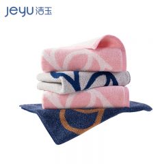 洁玉 J1028F醉奢华毛巾亲肤柔软蓝/灰两色可选 34*74cm 100g