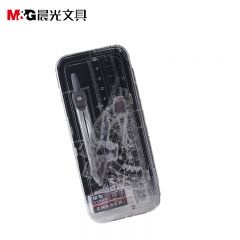 晨光(M&G) 文具学生考试绘图套装(圆规+橡皮+直尺+带根号三角尺/尺子+量角器)学习用品组合装 7件套ACS90808