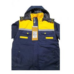 雅霖服 保暖棉服工装服带毛领136 2XL码