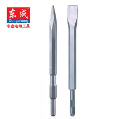 东成 镐钎镐头26电锤 0810电镐的凿子 尖凿 扁凿电动工具附件 14*250方柄扁凿