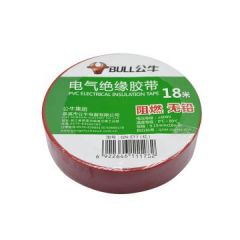 公牛（BULL） 电工绝缘胶布，GN-ET7 红 (卷) 阻燃耐低温防水高粘性强力电胶带电器胶布