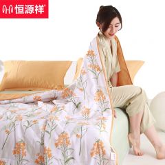恒源祥  HYX185BZ-DZ花朵朵柔软夏凉被160*230cm礼盒装（集采50起批）
