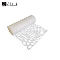 九千谷 阳台防护网 围栏封窗网格围栏网猫咪防坠窗0.8孔1米宽3米长 3841