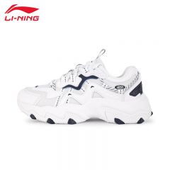 李宁（LI-NING） AGCV399-1猫爪舒适透气男款经典休闲鞋标准白42