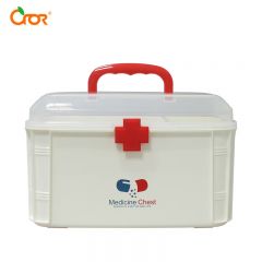 科洛（CROR）JS-S-022A家庭医疗箱急救箱家庭药箱应急箱325*255*200mm
