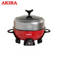 爱家乐（AKIRA） KL-B55/SG 电火锅电锅纯304加厚不锈钢家用分体4升烧烤盘3-6人用