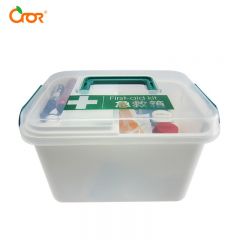 科洛（CROR）JE-S-016A家庭护理盒急救箱家庭药箱应急箱255*180*150mm