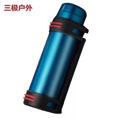 三极户外（Tri-Polar） TP3622大容量真空保温壶304不锈钢保温杯户外车载旅行壶宝石蓝4000ml