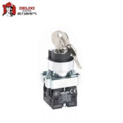 德力西电气（DELIXI ELECTRIC） 按钮开关头部黑色LAY5s-BG 二位自锁左抽出 钮头（标准型钥匙）