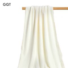 GGT 日本浴巾男士洗澡吸水速干大浴巾毛巾成人不掉毛女乳白色80*160cm