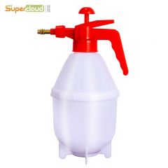 舒蔻 （Supercloud）气压式喷壶 浇花园林洒水消毒多用途喷水壶 白色喷壶0.8L