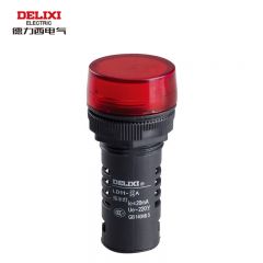 德力西电气 指示灯信号灯警示灯 红色指示灯 LD11-22B AC 220V 红色