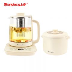 上亨（shangheng） 多功能养生壶家用煮面火锅分离式宿舍学生养生壶电煮锅套装 SHZH-CFY07