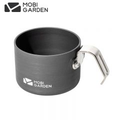 牧高笛（MOBIGARDEN） NX20666010极宴水杯户外露营围炉煮茶便携杯子家用茶杯咖啡杯玄铁灰175ML