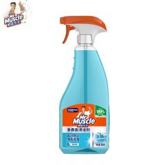 威猛先生（Mr Muscle） 玻璃清洁剂500g浴室车窗清洁剂不留水痕去污防尘持久洁净