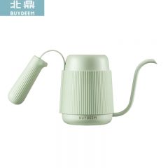 北鼎（Buydeem） CD2006绿色咖啡手冲壶专业手冲咖啡长嘴壶家用挂耳细口壶便携手冲咖啡壶具  浅杉绿 手冲壶 流线壶嘴