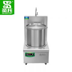 圣托（Shentop）304#不锈钢单头电矮汤炉 15KW 学校食堂平面高汤炉 DCE30