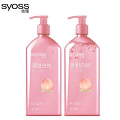 丝蕴（syoss）桃沁盈润柔顺洗发水护发素680ml(洗+护)