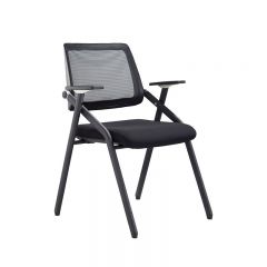 悦山 培训椅可折叠会议椅办公洽谈椅子 固定脚 590*610*820mm