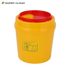 舒蔻   医疗利器盒锐器盒黄色多规格垃圾桶医院诊所一次性废物收纳桶 方形桶3L【10个装】