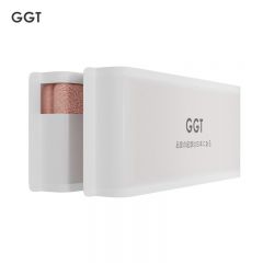 GGT 日本棉花糖毛巾新疆长绒棉洗脸巾家用柔软面巾五星级酒店加厚毛巾若曙色35*72cm