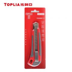 拓利亚  双色柄美工刀裁纸刀壁纸刀办公工具刀KS010005/把