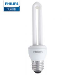 飞利浦（PHILIPS）2U节能灯 U型螺口灯 E27灯泡 标准型客厅高亮节能光源家用 11W 黄光2700K 8711
