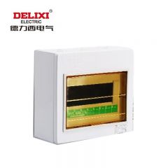 德力西电气  照明配电箱 强电箱 配电箱 家用空开箱 强电布线箱 明装透明门PZ30s 18回路 CDPZ30SM18J