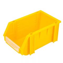 海斯迪克 HKCC04 零件盒组合式塑料物料盒货架收纳盒零件盒 HC3黄 460*300*170mm/个