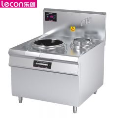 乐创（lecon） 商用单头单尾小炒灶 10KW酒店饭堂企业电磁灶 LC-J-DXC10D