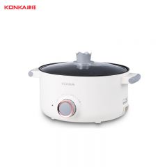 康佳（KONKA） KDHG-3005-M 电煮锅多功能3L家用宿舍煮面小电锅白色