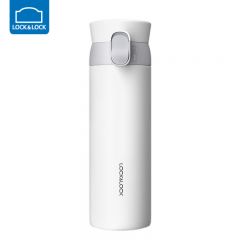 乐扣乐扣（LOCK&LOCK） 憧憬弹跳保温杯316不锈钢便携水杯保温杯350ML白色LHC3239