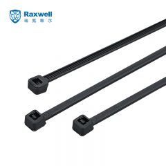 瑞氪维尔（Raxwell）自锁式尼龙扎带 理线带 5*380 黑色多功能捆线带200根/包 RECT0017