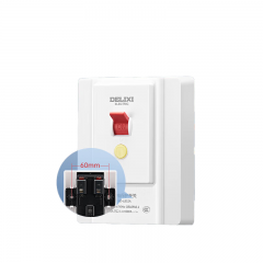 德力西电气 漏电保护开关86型空调插座热水器家用空开漏保断路器40A（个）